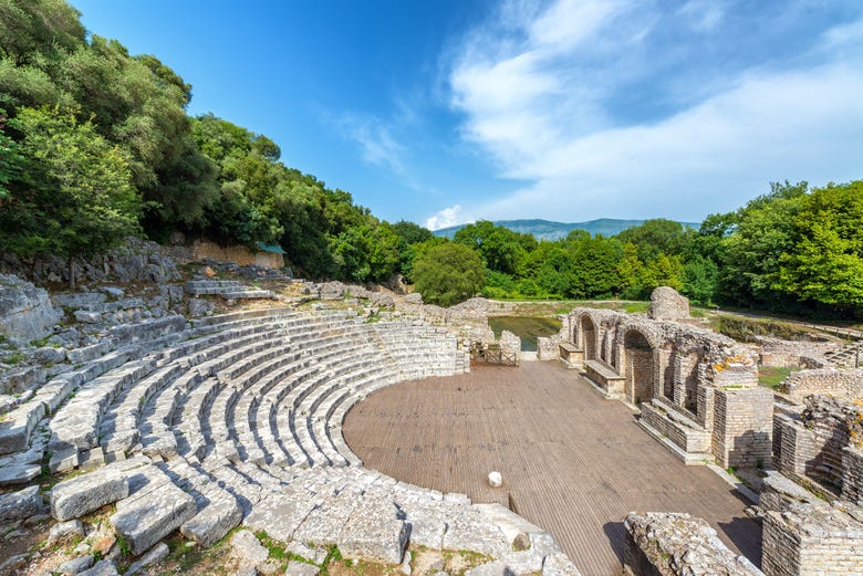 Teatro griego en Butrinto