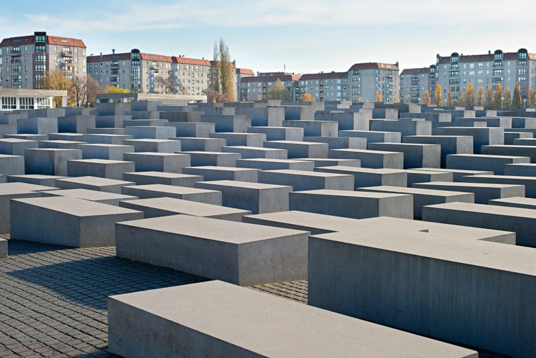Taking in the Memorial to the Murdered Jews of Europe