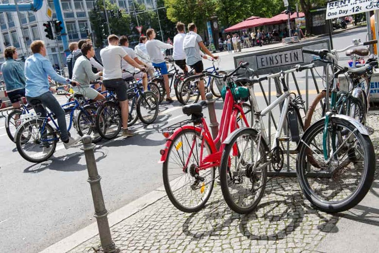Touring Berlin on bicycles