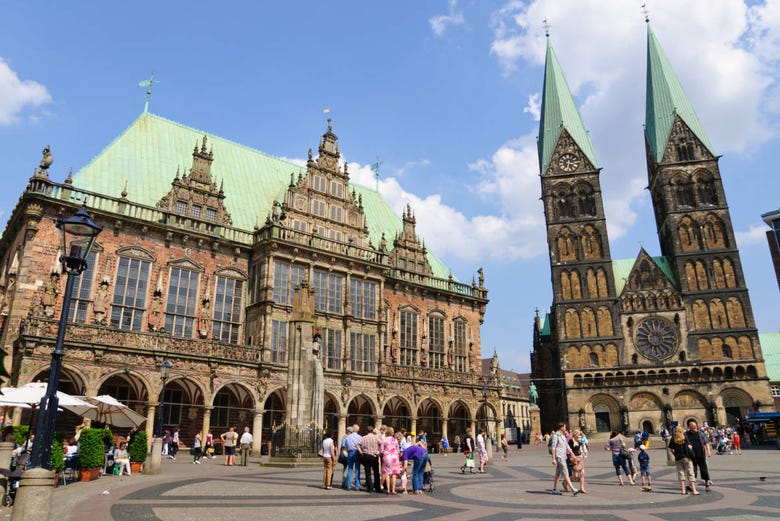 Ayuntamiento y Catedral de Bremen