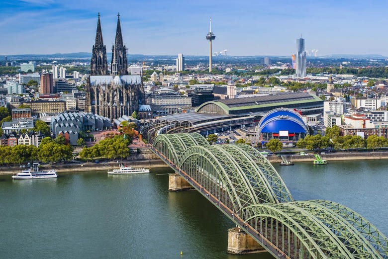 Le Rhin passant par Cologne 