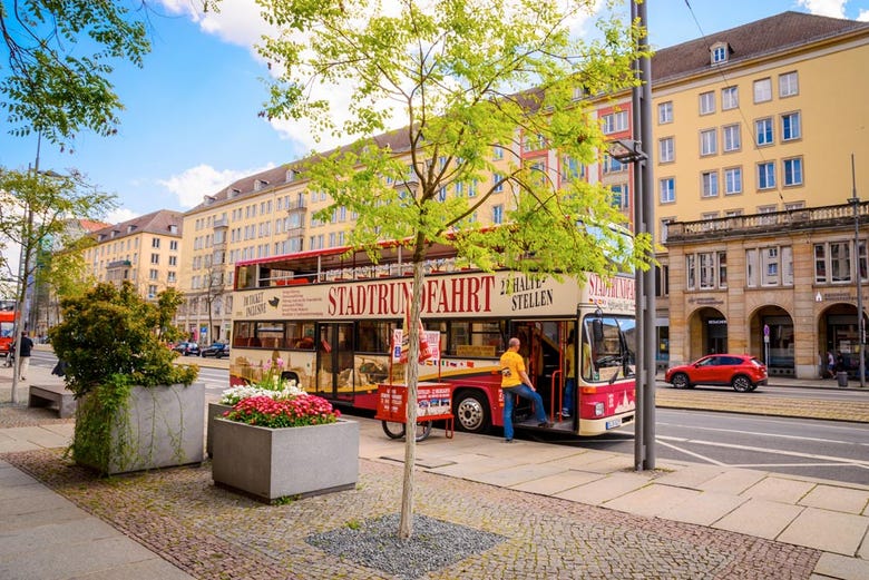 Bus touristique de Dresde 