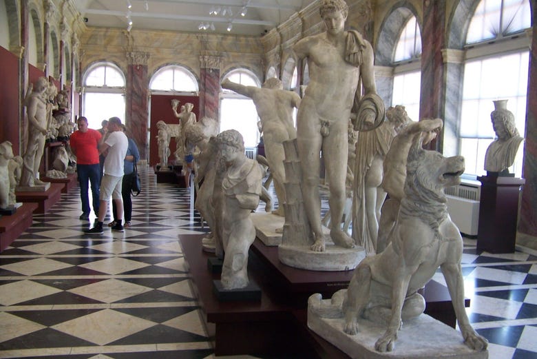 An exhibition in the Zwinger Palace