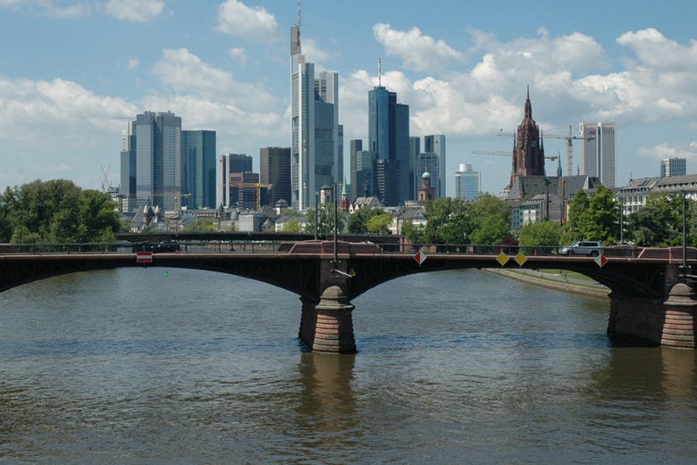 El skyline de Frankfurt