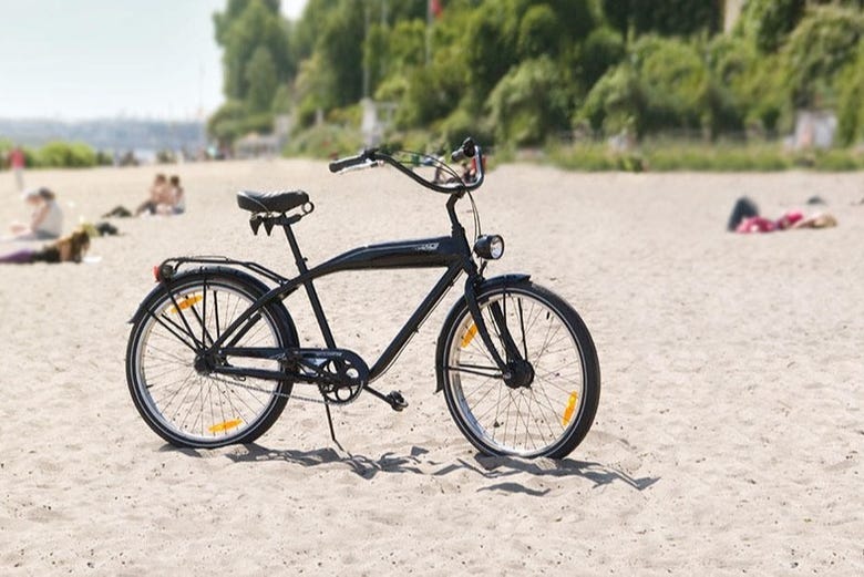 Bicicleta para descobrir Hamburgo