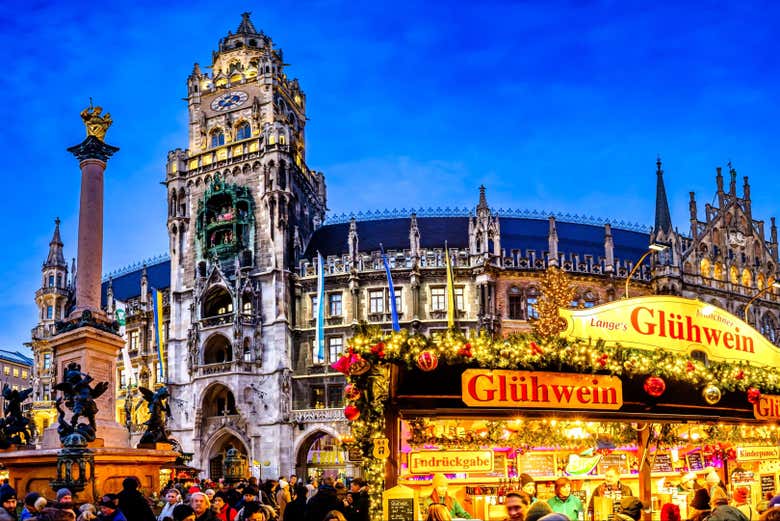 Mercadillo navideño en Múnich