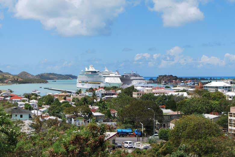 Port of Saint John, the capital of Antigua - Port of Saint John, the capital of Antigua
