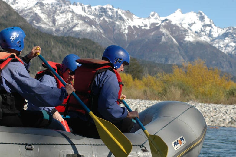 Rafting on the River Manso