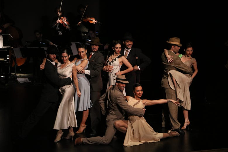 Tango show at the Astor Piazzolla Theatre