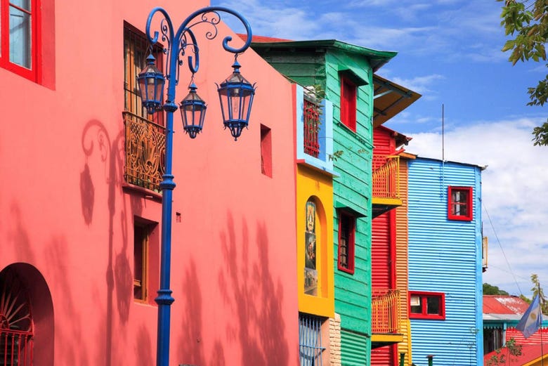 Casas de colores en Caminito