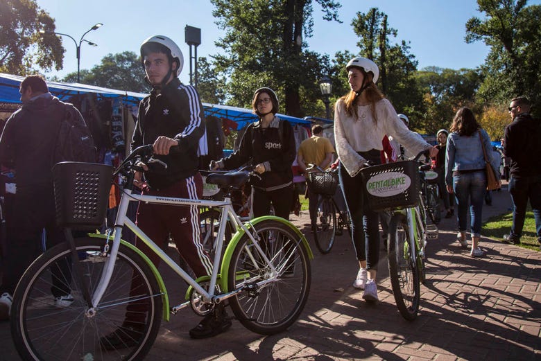 Recorriendo Buenos Aires en bicicleta