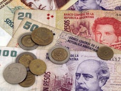 Bebida Platillo periódico Moneda de Buenos Aires - Monedas y billetes en Argentina