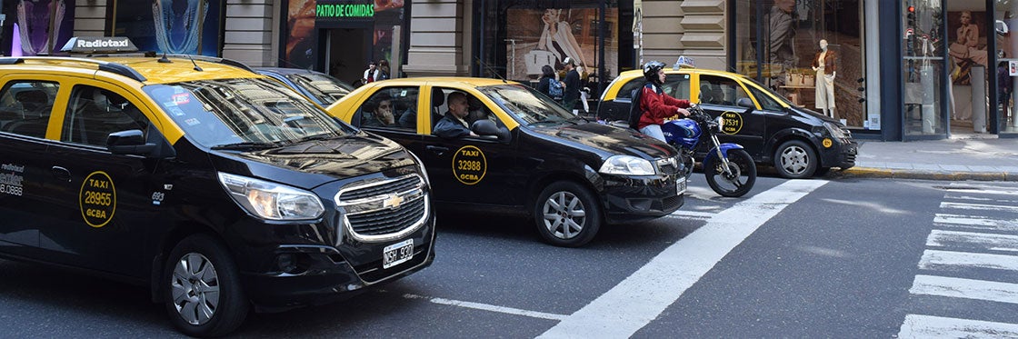 Taxis in Buenos Aires