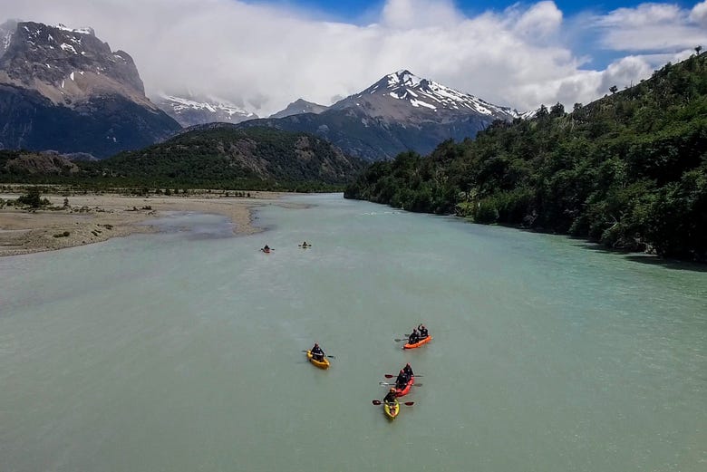 Attività di rafting sul Río de las Vueltas