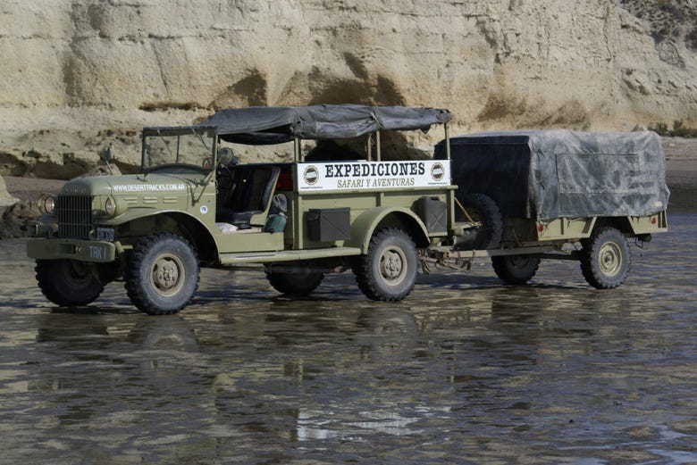 An all terrain vehicle in Fuerte Argentino