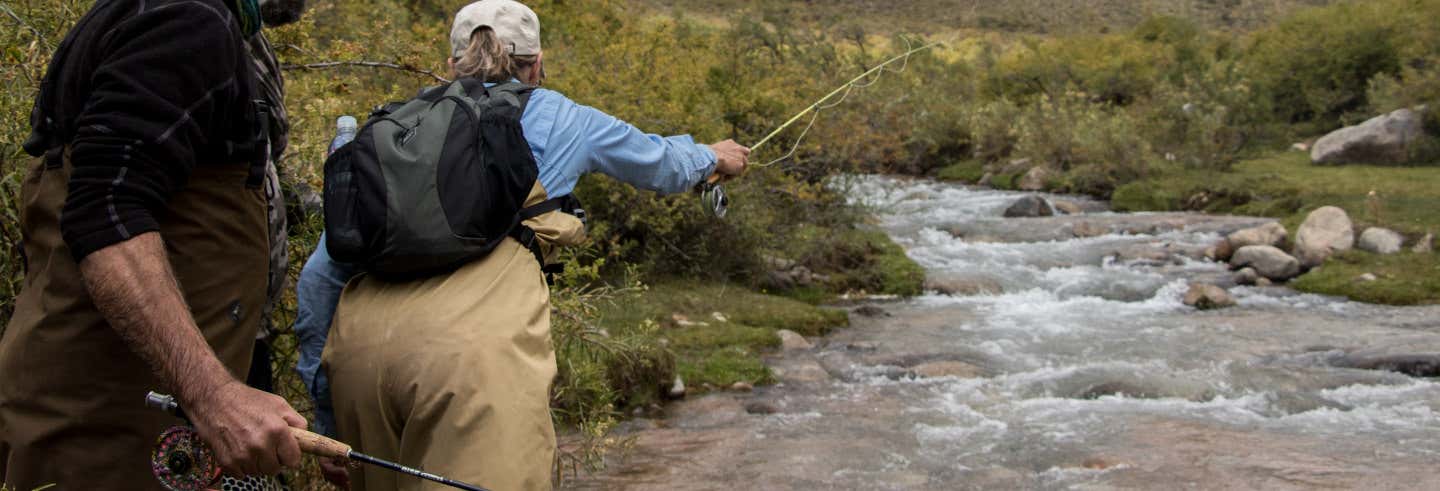 Excursão de pesca pela província de Mendoza