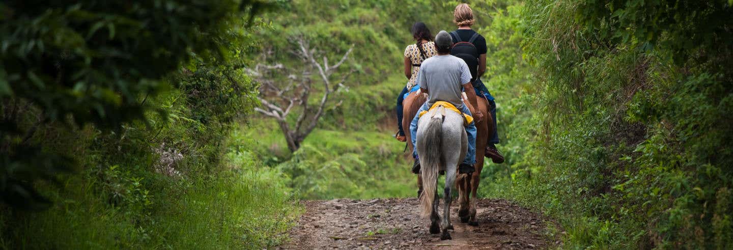 Giro a cavallo nella selva + Visita di un villaggio guaraní