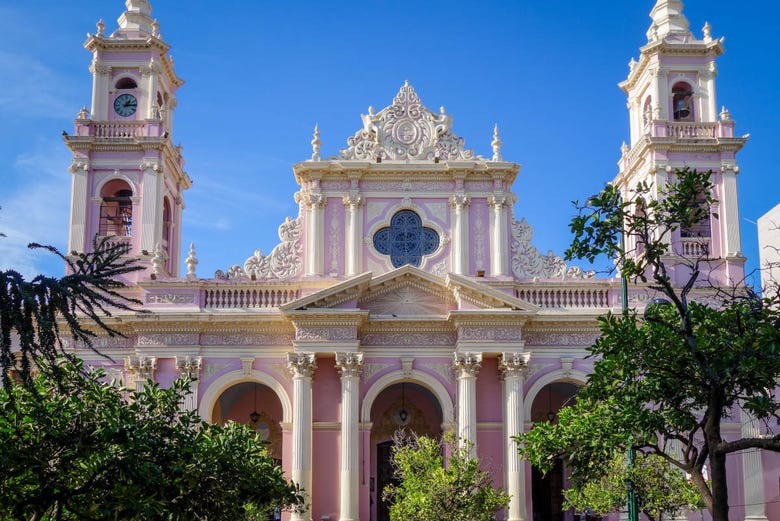Salta Cathedral's facade