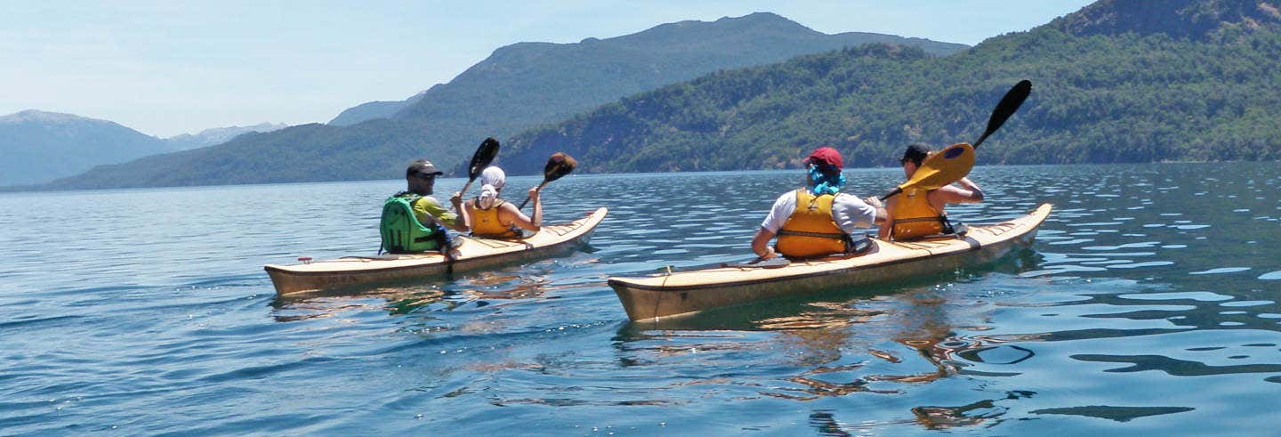 Tour en kayak por los lagos patagónicos