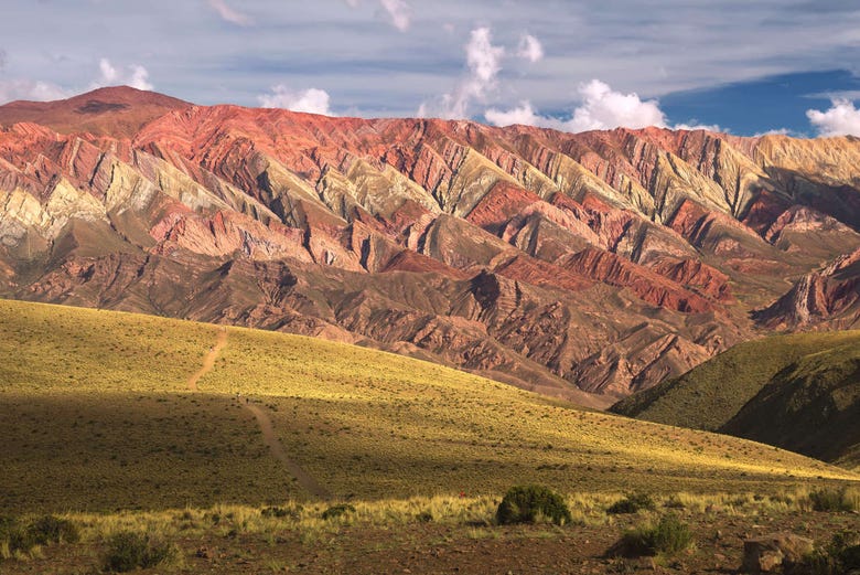 The landscapes of Hornocal, in northern Argentina