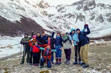 Aventura de moto de neve, trenó e raquetes