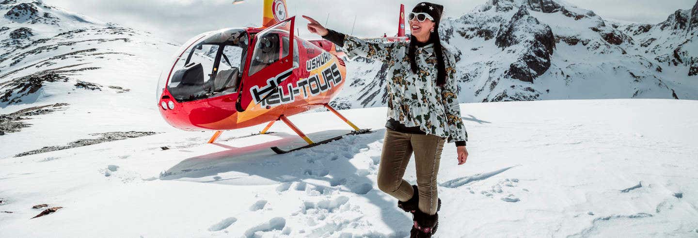 Paseo en helicóptero por Ushuaia