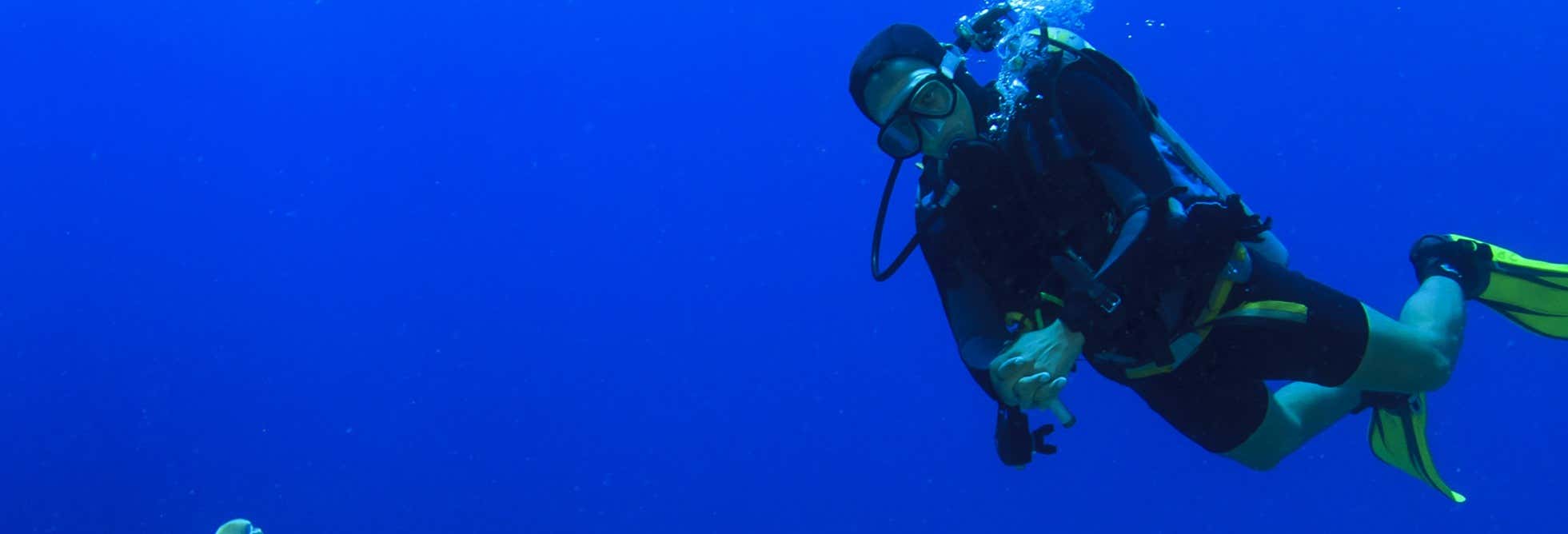 Bautismo de buceo en el Dique Punta Negra