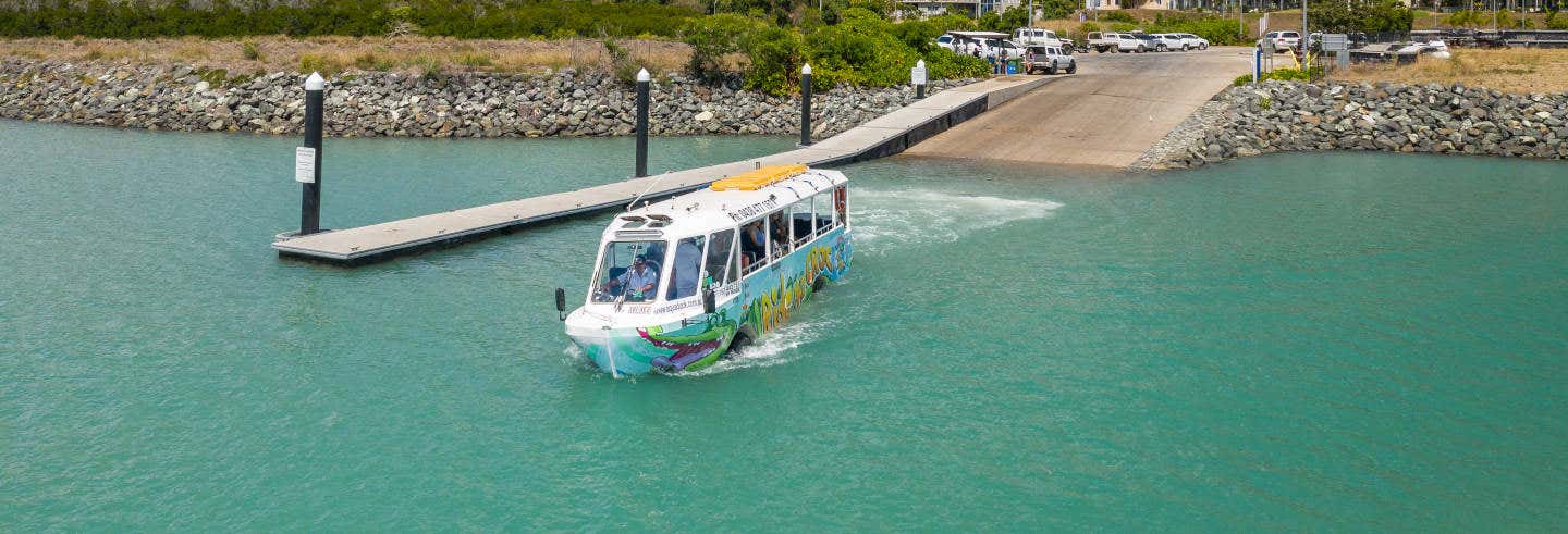 Tour di Airlie Beach in autobus anfibio