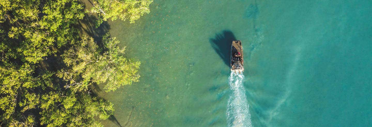 Passeio de airboat por Darwin