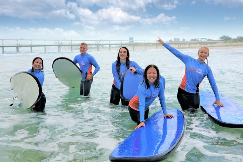 Profitez du cours de surf à Gold Coast