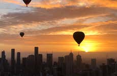 Paseo en globo por Melbourne al amanecer
