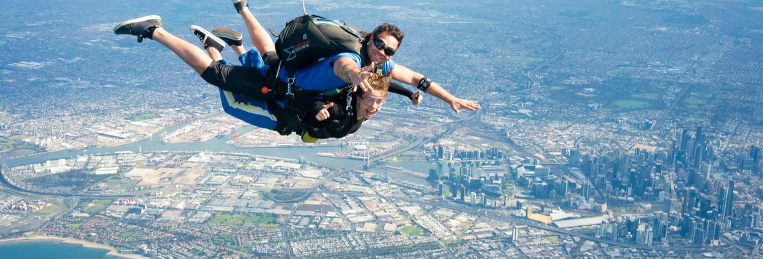 Salto en paracaídas en Melbourne