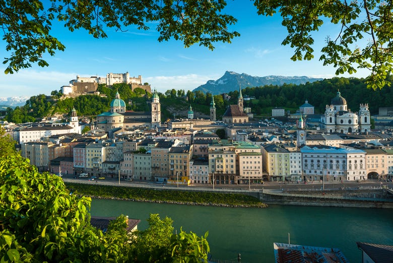 Durante el tour panorámico por Salzburgo