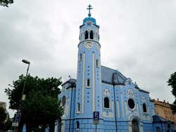 The Blue Church in Bratislava
