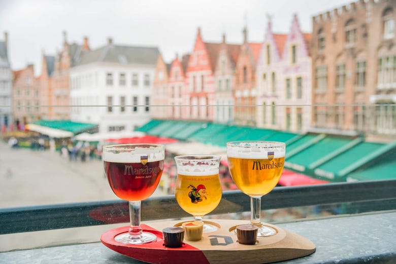 Chocolats et bières de Bruges