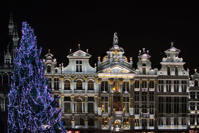 Decoração natalina da Grand-Place