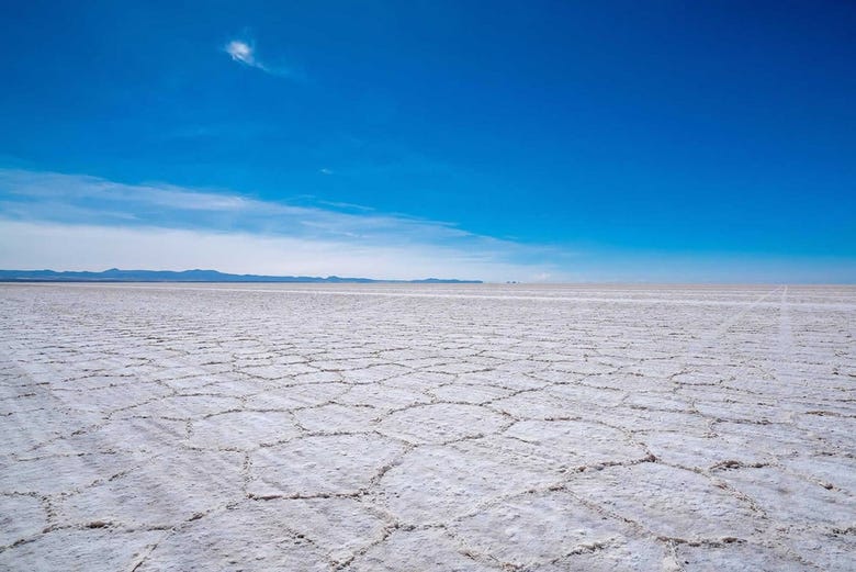 Desierto de sal en Uyuni