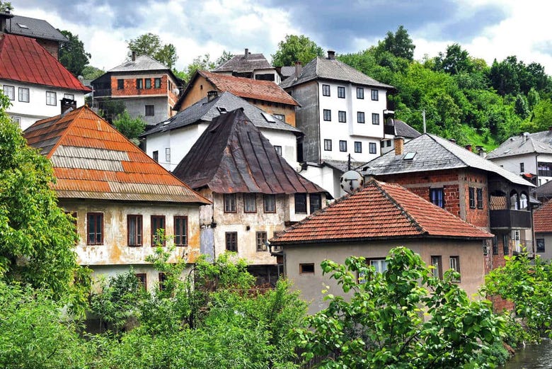 Casas típicas de Travnik
