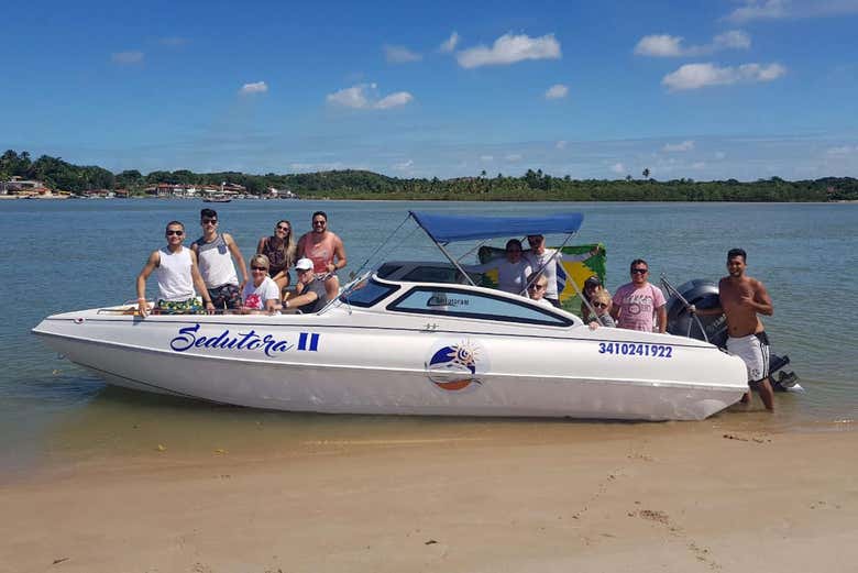 Tour de lancha de Morro de São Paulo ao arquipélago de Cairu Tour de lancha de Morro de São Paulo ao arquipélago de Cairu