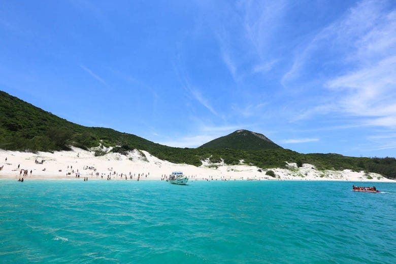 Arriving at Arraial do Cabo