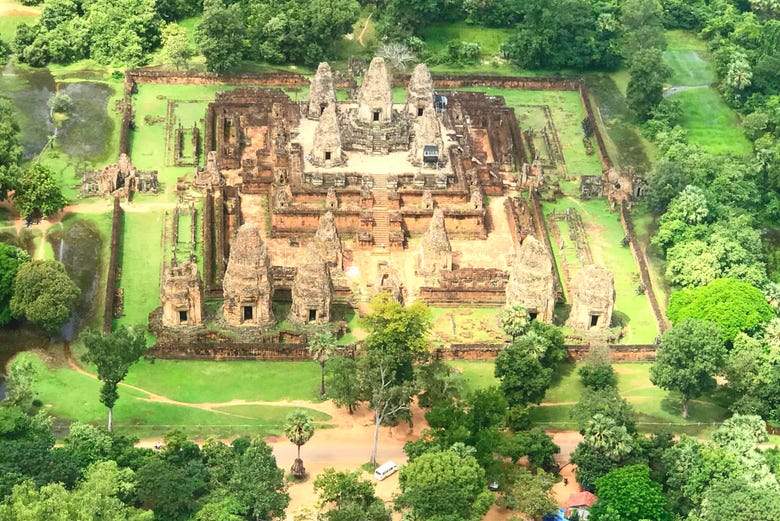 Vista aérea del templo Pre Rup