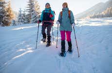 Balade en raquettes à neige à Banff