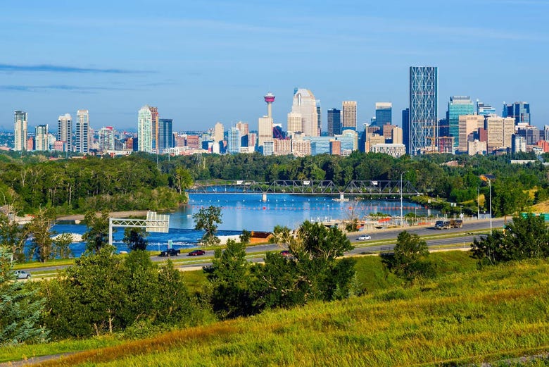 Panorámica de la ciudad canadiense de Calgary
