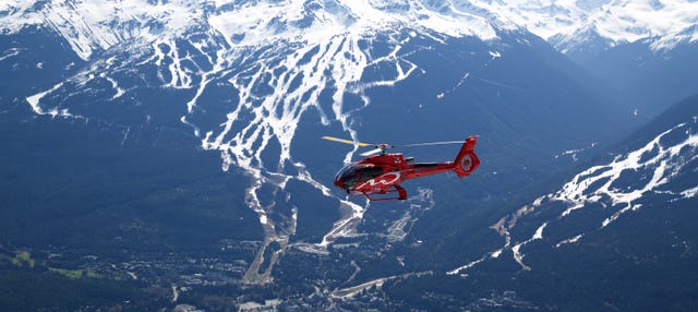 Paseo en helicóptero por Whistler