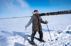 Passeggiata con racchette da neve sul Grande Lago degli Schiavi