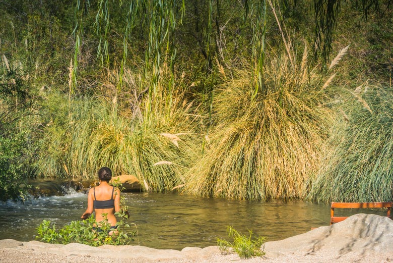 Baño en el río Cochiguaz