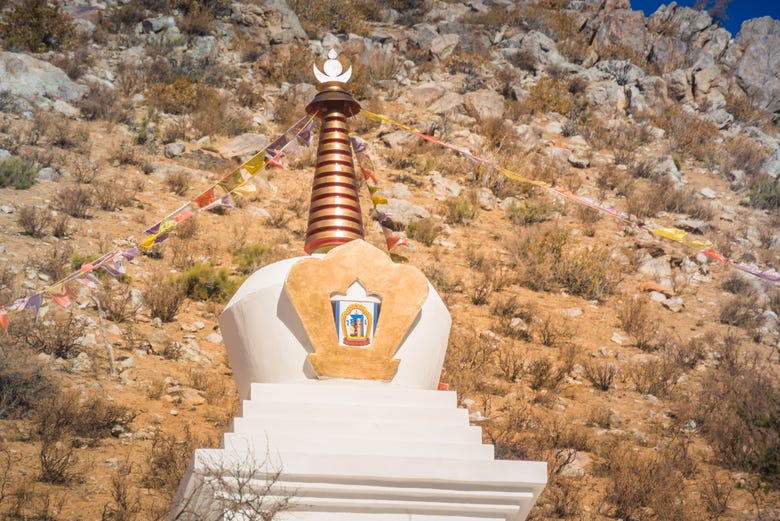 Estupa de la Iluminación, monumento budista del valle