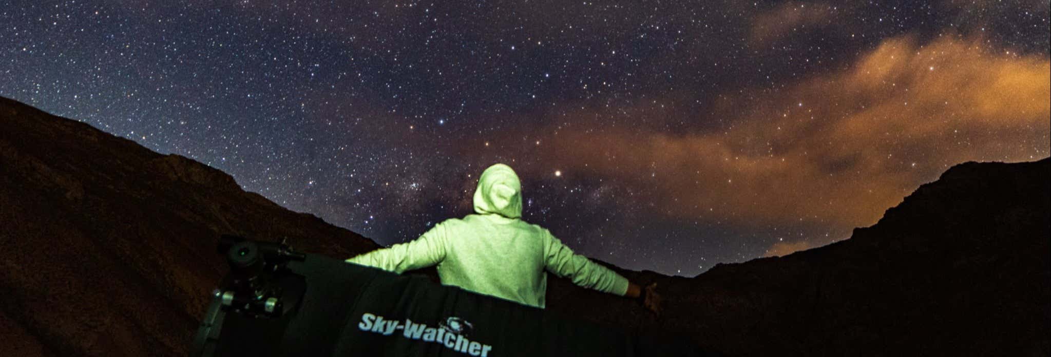 Observación de estrellas en el valle del Elqui