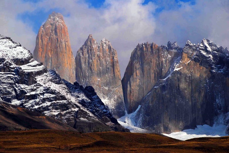 Torres del Paine, the most famous mountains in Patagonia