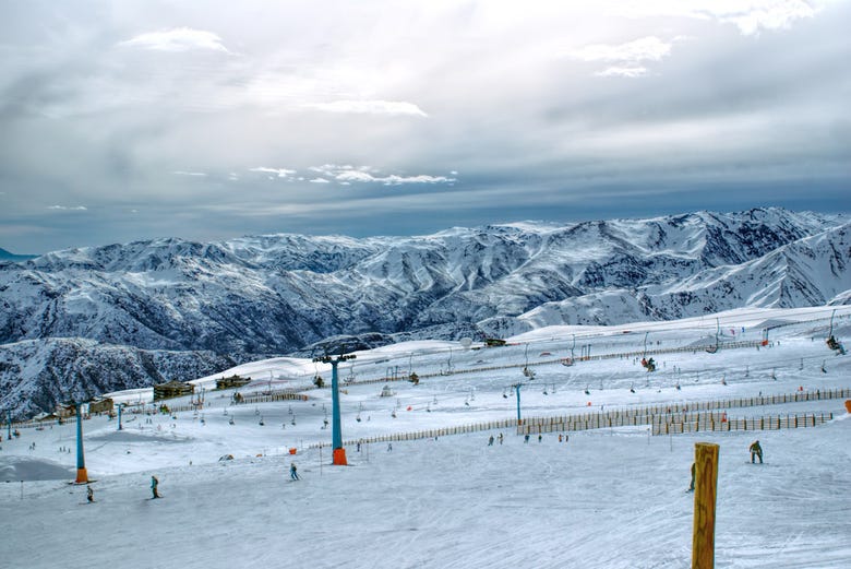 Pistas de esqui em Valle Nevado